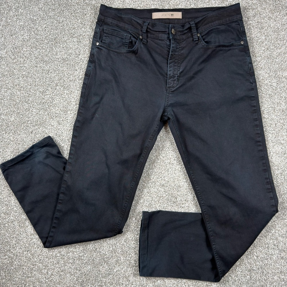 Joe's Jeans Men's 32x30 Black Slim Straight Stretch Denim Jeans Lyocell